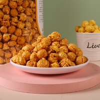 Palomitas de Maíz Listas para Consumir con Sabor a Caramelo Dulce 158g/ Bocadillo de Maíz con Sabor a Caramelo, Auténticas Palomitas de Maíz Americanas
