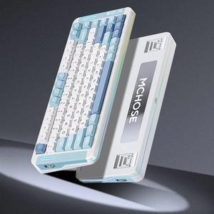 Teclado Mecánico Inalámbrico MCHOSE <span class=keywords><strong>X75</strong></span> V2 75% Tri-Modo de 83 Teclas, 8000mAh, Retroiluminación RGB, Hot Swap, Inclinación Ajustable para Juegos - Product Image 5