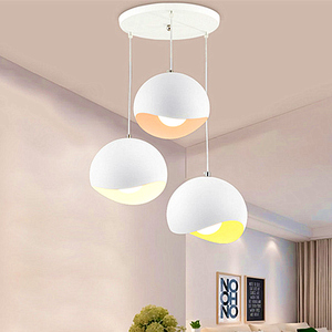 Lámpara decorativa de sombra, Bombilla E27, lámpara colgante colorida para iluminación del hogar - Product Image 1