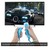Contrôleur de jeu à distance sans fil Motion Plus intégré pour Nintende Wii