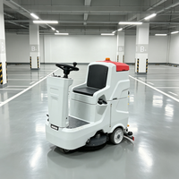Nouvelle machine de nettoyage de sols autoportée à batterie, brosse multi-surfaces, certifiée CE, usage intensif, pour centre commercial
