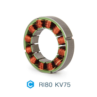Motor CubeMars RI80 V2.0 KV75 con Controlador Integrado de Alta Precisión, Motor Outrunner para Brazo Robótico, Control de Movimiento Humanoide, 48V