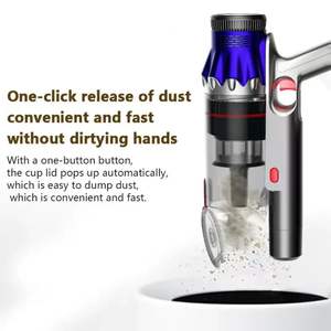 Aspirateur à main électrique <span class=keywords><strong>sans</strong></span> <span class=keywords><strong>fil</strong></span> à lumière LED Moteur <span class=keywords><strong>sans</strong></span> balai UK US Plug Battery Powered Household Sweeper for Outdoor Use - Product Image 6