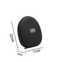 Sac de rangement pour casque Eva professionnel personnalisé en usine étui rigide pour casque avec plateau moulé