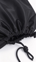 Sac à dos imperméable Oxford avec cordon de serrage, prêt à être expédié, sac de sport avec poches en filet à fermeture éclair sur le devant pour hommes et femmes, 5 couleurs