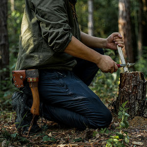 Viking Danish Suspension Tomahawk Set Outil de survie forgé Hache de camping pour l'escalade et les visites - Product Image 4