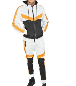 Conjunto Deportivo de Felpa de Algodón para Hombre, Tallas Grandes, Sudadera con Capucha, Pantalones Deportivos, Venta al Por Mayor, Impresión de Logotipo Personalizado, Trajes Deportivos para Otoño - Product Image 1