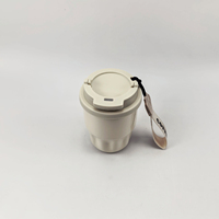 Mini tasse de voyage mignonne 260 ml en acier inoxydable, tasse à café isotherme sous vide à double paroi, thermos, tasse cadeau de voyage