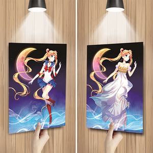 <span class=keywords><strong>Princesse</strong></span> Sérénité, fille d'anime, papier peint 3D personnalisé, image lenticulaire 3D, art mural, peinture, affiche imprimée en 3D - Product Image 2