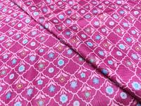 Tissu tissé en soie brute de haute qualité SHIKHA FAB, léger, respirant, motif abstrait floral géométrique, pour textile de maison et vêtements