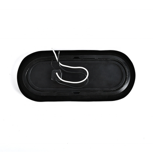 12-80v 6 "קרוון הוביל הסגלגל LED אורות הבלם משאית אוטובוס הפנייה לעצור אורות הבלם 10 דיודה להפוך אור חיצוני + גומי - Product Image 3