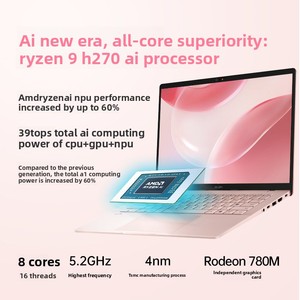 Pour ordinateur portable Adolbook 14 Air 2025 9 H 270 14 pouces OLED 120Hz 2880x1800 AI Slim SSD Design Technologie IA Améliore les performances et l'efficacité - Product Image 3