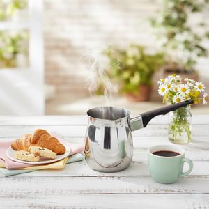 Ensembles de casseroles en gros 24oz/12oz/6oz Réchaud de table <span class=keywords><strong>Pot</strong></span> à lait et à beurre <span class=keywords><strong>Pot</strong></span> arabe en acier inoxydable Cafetière turque - Product Image 5