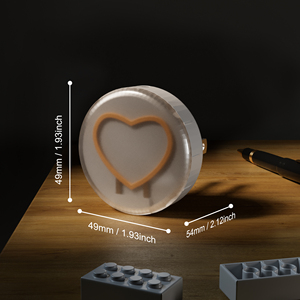 Veilleuse LED à brancher, très vendue, avec capteur de lumière, blanc chaud 2700K, économie d'énergie, forme cœur, pour chambre et couloir - Product Image 3