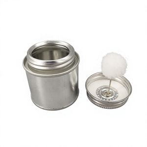 Colle PVC adhésive mate Jinko GCP en boîte métallique avec couvercle à vis et applicateur en coton ou en crin de cheval - Product Image 2