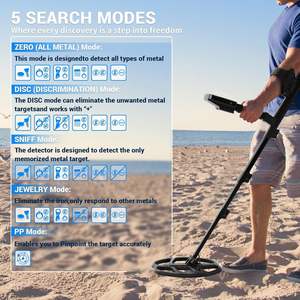 Melhor Venda Quente Handheld Folding Gold Metal Detector Ouro Prata Cobre Ferro Treasure Detector placa caçador de metal Explorador - Product Image 4