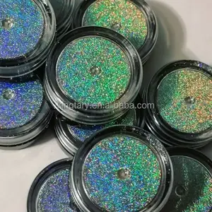 Grado cosmético metálico Arco Iris galaxia efecto iridiscente brillante prensado holográfico sombra de ojos pigmentos en polvo
