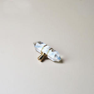 Échantillons gratuits d'usine poignées de meubles en laiton cristal rose boutons de commode en verre de tiroir en cuivre pour armoires de cuisine - Product Image 3