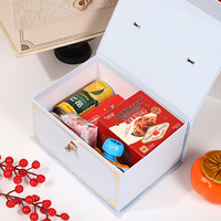 Boîtes rigides personnalisées de 1mm d'épaisseur boîte-cadeau de parfum en papier carton de luxe avec doublure en velours et éponge à pois poignée de cadeau de mariage
