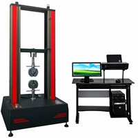 Máquina de Prueba de Tracción, Compresión y Flexión de Doble Columna Multifunción con Control por Software de PC, Probador de Resistencia a la Tracción