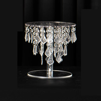 Séparateurs de gâteaux polyvalents en acrylique transparent pour décoration de mariage, supports à gâteaux pour plusieurs tailles de gâteaux
