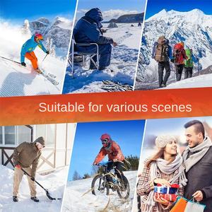 Chaussettes en nylon chauffantes électriques de haute qualité pour hommes Chauffe-jambes minces à 360 degrés pour les activités de ski en plein air - Product Image 4