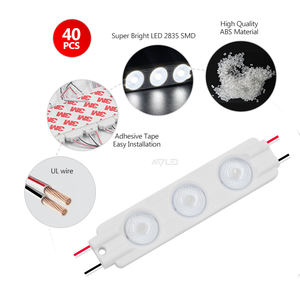 Module LED étanche 12V 3 LED 2835 SMD pour enseignes, lettres lumineuses, caissons lumineux, éclairage de vitrine - Product Image 2