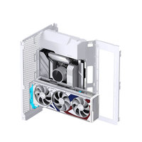 Jonsbo A50 Braket Dudukan GPU Vertikal dari Paduan Aluminium PCIe 4.0 Stasiun Docking GPU Eksternal Cetakan Khusus Non-RGB untuk Desktop