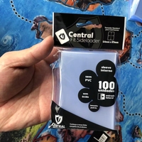 Protège-cartes en PP anti-humidité format standard, chargement latéral, ajustement parfait pour double encoche