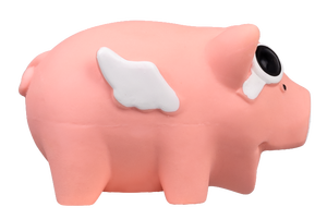 Jouet en peluche en latex pour <span class=keywords><strong>chien</strong></span>, cochon bouclé, simulation de cochon qui couine, activé par la pression, résistant aux morsures, jouet sonore pour le nettoyage des dents, petit jouet alimentaire - Product Image 4