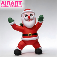 Père Noël gonflable grimpeur de mur pour Noël, Père Noël gonflable personnalisé pour la décoration extérieure des fêtes