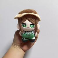 Poupées en peluche en coton personnalisées en gros, figurines d'anime personnalisées de haute qualité, jouets en peluche doux et confortables pour expositions