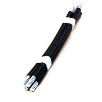 Cables de caída de servicio agrupados aéreos PE/XLPE Cable ABC de bajo voltaje aislado Conductor AAC/AAAC/ACSR