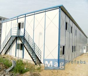 Maison préfabriquée bon marché en acier aux Philippines Installation temporaire moderne <span class=keywords><strong>Site</strong></span> d'hébergement Bureau Structure en acier Entrepôt K House - Product Image 4