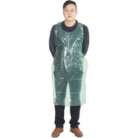 Tablier médical jetable en LDPE, certifié CE ISO13485, pour usage en soins de santé et infirmiers, avec logo personnalisé, fourni directement par l'usine