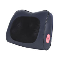 Coussin de massage du cou sans fil FENLI FL-KD03, chaleur infrarouge, cuir PU, rechargeable, autonomie 40-60 min, pour voiture, OEM