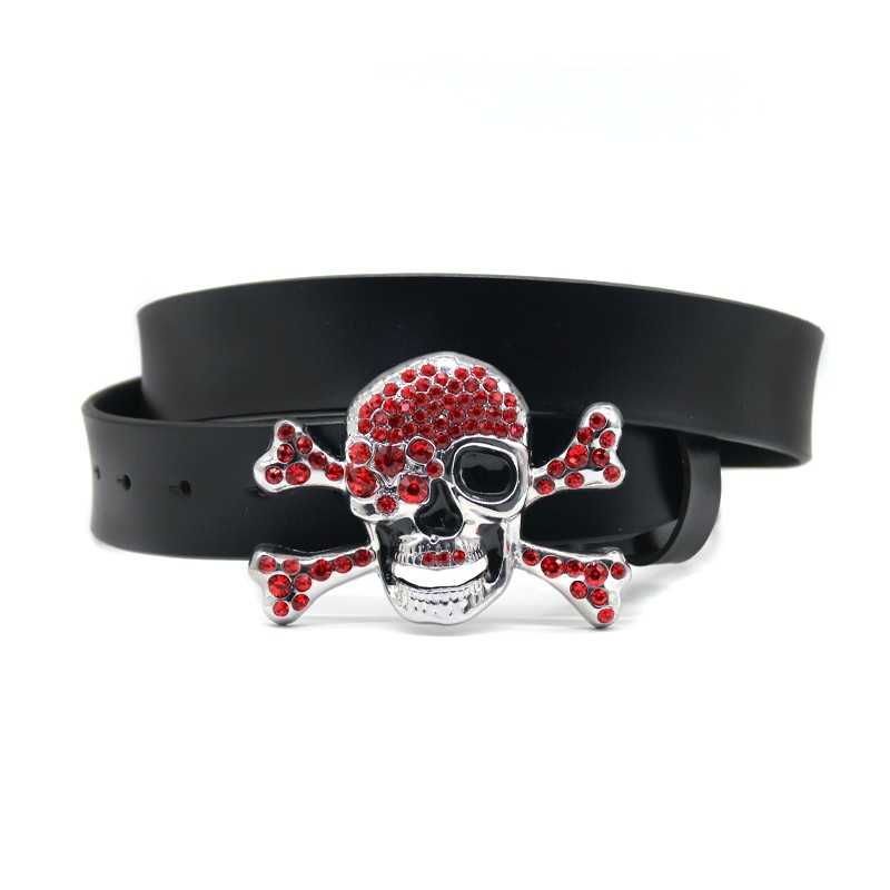 Ремни из телячьей кожи с кристаллами