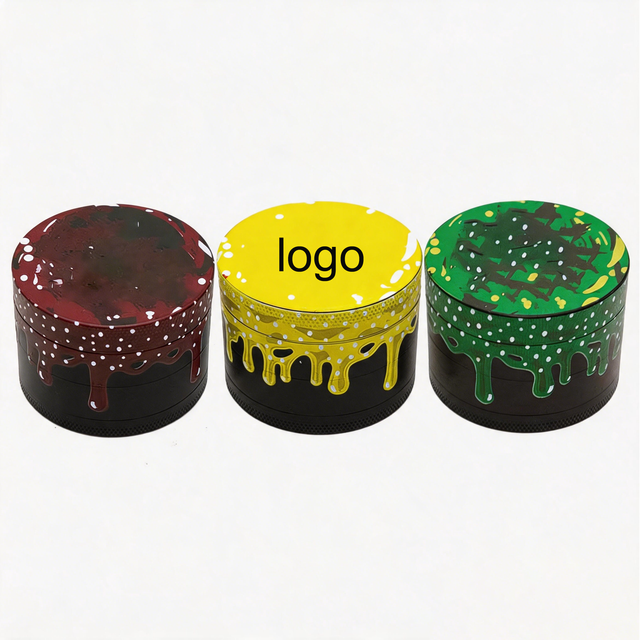 Aluminium Custom Shaped for Smoking Tobacco Card Metal Smoking Accessories Grinder