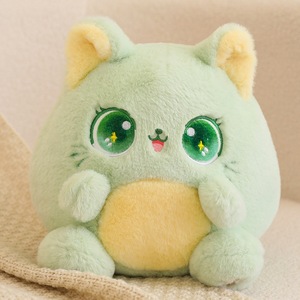 Cat Baby Big-eye gatto peluche all'ingrosso gioco macchina rotonda Dudu animale peluche gatto - Product Image 4