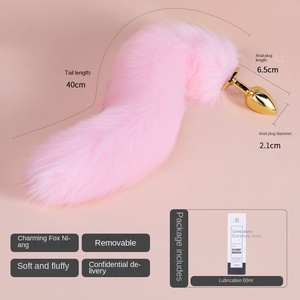 <span class=keywords><strong>Loup</strong></span> noir amusant fournitures arrière détachable étanche <span class=keywords><strong>Plug</strong></span> Anal <span class=keywords><strong>queue</strong></span> <span class=keywords><strong>de</strong></span> renard Couples flirtant jouet aide sexuelle adulte - Product Image 6