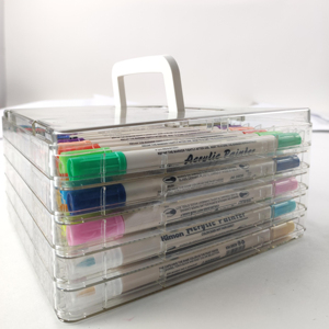 Khy Tùy Chỉnh 60 Màu Sắc Không Chảy Máu Không Thấm Nước Vĩnh Viễn Acrylic Đánh Dấu Thiết Lập Dual Tip Acrylic Đánh Dấu Bút Cho Bức Tranh Graffiti - Product Image 4