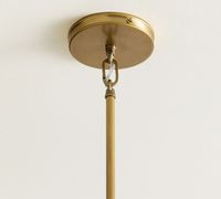Yihao Design moderne Simple laiton pendentif lumières Vintage laiton finition LED Source de lumière pour salon intérieur à la mode