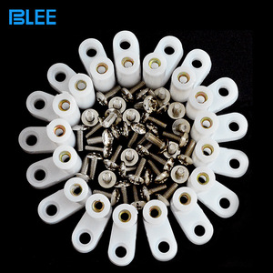 Blee L-Shaped Plastic Feet With Screws <b>White</b> Right Angle <b>Brackets</b> For Game Console Motherboard Fixing - Product Image 2