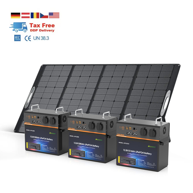 12.8V 314Ah 100ah 200ah LiFePO4 Lithium Ion Battery Pack 12V for Home Storage & Solar System Outdoor Energy