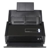 Scanner couleur portable Fujitsu iX500, recto-verso, avec suppression automatique des pages vierges, ADF sans fil, pour la numérisation de fichiers à domicile ou au petit bureau.