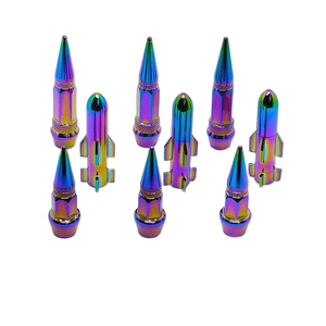 Cache-valve QDGY, capuchon de valve de pneu de <span class=keywords><strong>moto</strong></span> coloré transfrontalier, beau capuchon de valve en alliage d'aluminium de couleur magique pour voitures et motos - Product Image 1