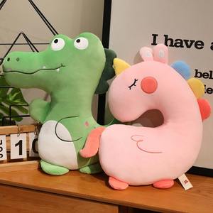 Nouveau créatif 40CM grand oreiller mignon licorne canard Crocodile oreiller coussin pour enfants cadeaux décorations pour la maison jouets en peluche - Product Image 2
