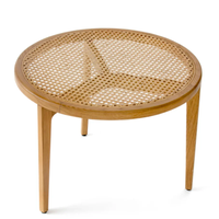 Paravent pliant 3 volets de style fusion franco-chinois moderne avec surface en bois et lattes en rotin naturel, design mobile