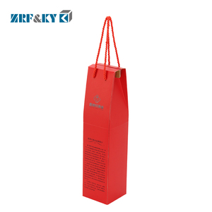 Tùy chỉnh sóng/giấy các tông lưu trữ chai Quà Tặng rượu vang hộp với Twist xử lý - Product Image 5