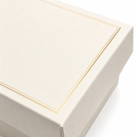 Boîte cadeau électronique intelligente avec texture papier artistique, laminage mat et revêtement UV &amp;   Ceinture gaufrée pour homme avec glissière coulissante